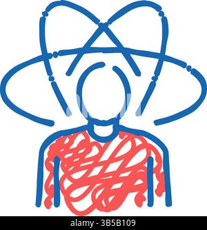 Illustration des Symbols „Integrity Soft Skill“ Stock Vektor