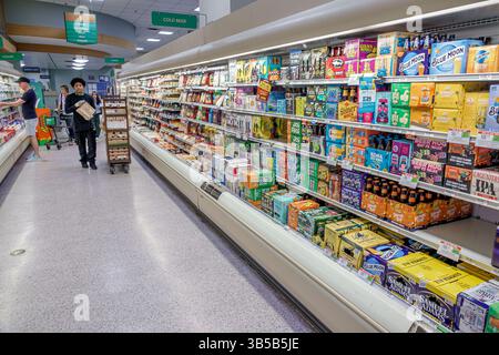 Riviera Beach Florida, Supermarkt Publix Supermarkt, innen, Biergang, Kühlbereich, Six-Packs, Zwölfpackungen, Handwerksmarken, Blue Moon, S Stockfoto