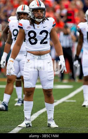 10. September 2022, Champaign, Illinois, USA: Kam BUTLER. Die Cavaliers der University of Virginia (UVA) besuchen die University of Illinois Fighting Illini. Die Illini gewinnen das Spiel mit 24:3. (Kreditbild: © Alan Look/ZUMA Press Wire) Stockfoto
