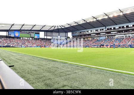 4. September 2022, Kansas City, KS, Vereinigte Staaten: KANSAS City, KS – 3. SEPTEMBER: Children's Mercy Park, Kansas City, Kansas City, Kansas während eines Spiels zwischen Nigeria und USWNT im Children's Mercy Park am 3. September 2022 in Kansas City, Kansas. (Kreditbild: © Bill Barrett/ISIPhotos via ZUMA Press Wire) Stockfoto