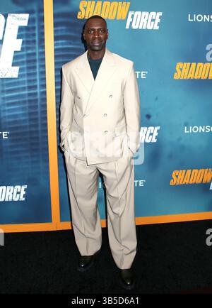 New York City, USA. Mai 2025. Omar Sy nahm an der New Yorker Premiere der Shadow Force am AMC Lincoln Square in New York City Teil 2025 © Steven Bergman/AFF-USA.COM Credit: AFF/Alamy Live News Stockfoto