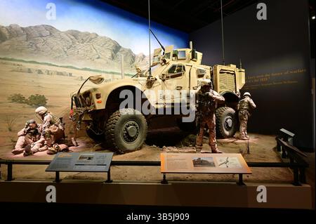 M-ATV im National Museum of the Marine Corps, Triangle, VA 22172 Stockfoto