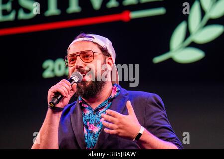 28. August 2022, Toronto, Ontario, Kanada: Fred Bastien nimmt am Buffer Awards Gala Screening Teil. Das Pufferfestival ist das weltweit größte internationale Filmfestival für digitale Erstlingsfilme. Kuratieren und Feiern von Videopremieren von hochgelobten digitalen Entwicklern von heute. (Credit Image: © Shawn Goldberg/SOPA Images via ZUMA Press Wire) Stockfoto