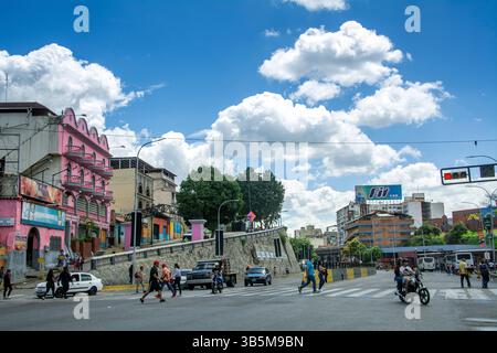 29. Mai 2022, Caracas, Miranda, Venezuela: Petare in Caracas ist eines der größten und gefährlichsten in Lateinamerika. Hauptstadt der Gemeinde Sucre im Bundesstaat Miranda und einer der 32 Gemeinden im Großraum Caracas. (Bild: © Jimmy Villalta/ZUMA Press Wire) Stockfoto