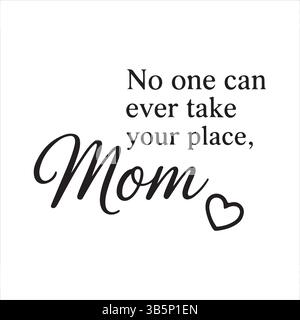 Muttertag-svg-Design Stock Vektor