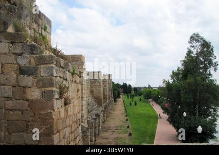Spanien, Meriva. Straße der historischen Stadt. Stockfoto