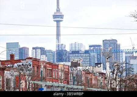 Toronto Kanada Hauptstadt der kanadischen Provinz Ontario CN Tower von China Town Stockfoto