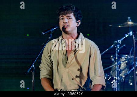 4. Juni 2022, Carson, CA, USA: Charlie Puth tritt am 4. Juni 2022 auf der Bühne des iHeartRadio Wango Tango 2022 im Dignity Health Sports Park in Carson, Kalifornien auf. (Kreditbild: © imageSPACE via ZUMA Press Wire) Stockfoto