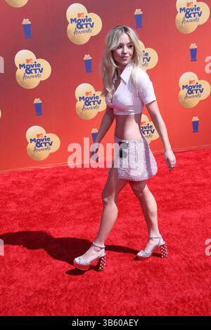 5. Juni 2022, Santa Monica, CA, USA: Sydney Sweeney nimmt am 5. Juni 2022 an den MTV Movie & TV Awards 2022 im Barker Hangar in Santa Monica, Kalifornien Teil. (Kreditbild: © imageSPACE via ZUMA Press Wire) Stockfoto