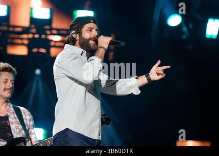 10. Juni 2022, Nashville, TN, USA: TENNESSEE - 10. JUNI: Thomas Rhett tritt am 2. Tag des CMA fest 2022 im Nissan Stadium am 10. Juni 2022 in Nashville, Tennessee auf. (Foto: Amiee Stubbs/imageSPACE) (Foto: © imageSPACE via ZUMA Press Wire) Stockfoto