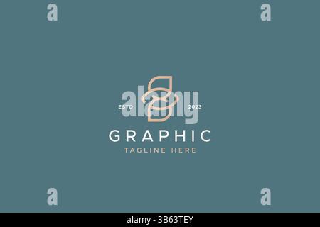 Abstraktes Konzept mit Buchstaben G und Augen-Logo für Unternehmen aus dem Bereich Optical Occupational, Fashion, Jewelry Business Company Stock Vektor