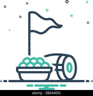 Symbol für Baisakhi, Festival Stock Vektor