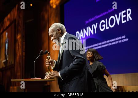 25. März 2022, Los Angeles, Kalifornien, USA: Mit dem Jean Hersholt Humanitarian Award ausgezeichnet Danny Glover bei den Governors Awards 2022 im Ray Dolby Ballroom in Ovation Hollywood. (Kreditbild: © AMPAS/ZUMA Press Wire Service/ZUMAPRESS.com) Stockfoto