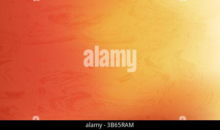 Warme Farben verlaufende Hintergründe mit abstraktem Rauschen. Sonnige Herbstabstufung im Retro-Stil. Vektorrotes, gelbes wärmestrukturiertes Glas. Stock Vektor