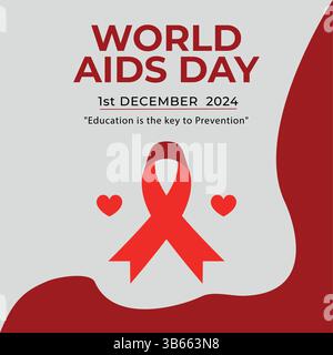 Welt-AIDS-Tag Stock Vektor