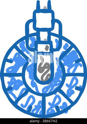 Illustration des Symbols Saugerpool Stock Vektor