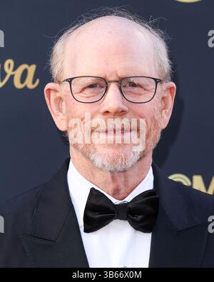 HOLLYWOOD, LOS ANGELES, KALIFORNIEN, USA - 26. APRIL: Der US-amerikanische Schauspieler, Regisseur, Produzent und Drehbuchautor Ron Howard erhält den 50. Jährlichen AFI (American Film Institute) Life Achievement Award 2025 zu Ehren von Francis Ford Coppola, der am 26. April 2025 im Dolby Theatre in Hollywood, Los Angeles, Kalifornien, USA stattfand. (Foto: Xavier Collin/Image Press Agency) Stockfoto