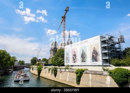 ILE DE SAINT LOUIS PARIS Stockfoto