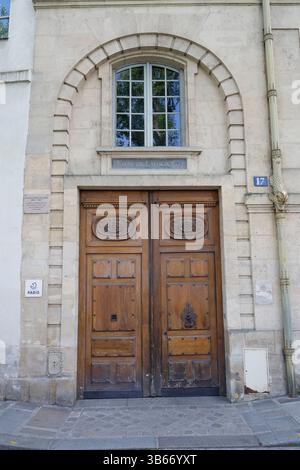 HOTEL DE LAUZUN ILE SAINT LOUIS PARIS Stockfoto