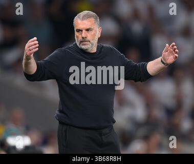 London, Großbritannien. Mai 2025. Tottenham Hotspur gegen Bodø/Glimt - UEFA Europa League - Halbfinale - Tottenham Hotspur Stadium. Tottenham Manager Ange Postecoglou. Bildnachweis: Mark Pain / Alamy Live News Stockfoto