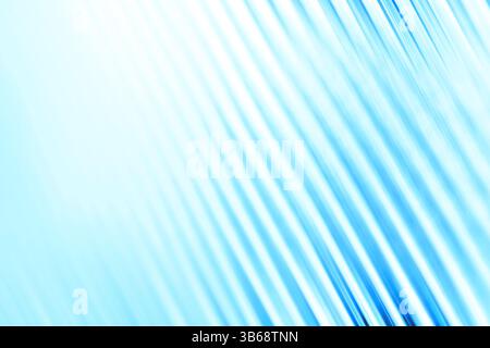 Hellblauer Hintergrund mit blauen diagonalen Linien Stockfoto