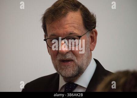 23. Juli 2022, Sevilla, Andalusien, Spanien: Der ehemalige Präsident Spaniens, MARIANO RAJOY, während der Einweihung von Juanma Moreno (PP) als Präsident der Junta de Andalucia im San Telmo Palast in Sevilla (Foto: © Angel Garcia/ZUMA Press Wire) Stockfoto