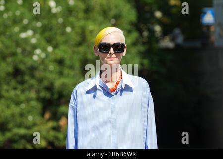 6. September 2022, Venedig, Italien: Tilda Swinton wurde während des 79. Internationalen Filmfestivals von Venedig in Darsena Excelsior gesehen. (Foto: © Stefano Costantino/SOPA Bilder via ZUMA Press Wire) Stockfoto