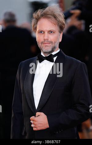 7. September 2022, Venedig, Italien: Florian Zeller besucht die Premiere von „der Sohn“ während des 79. Internationalen Filmfestivals von Venedig im Palazzo del Cinema am Lido in Venedig, Italien, am 07. September 2022. Foto: Alec Michael (Kreditbild: © Alec Michael via ZUMA Press) Stockfoto