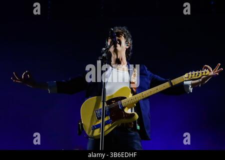 16. September 2023: Lugo, Galicien, Spanien. Sidonie, Indie-Rock- und Psychedelic-Rock-Gruppe aus Barcelona, während ihres Konzerts beim Caudal fest 2023. (Kreditbild: © Cristian Leyva/ZUMA Press Wire) Stockfoto