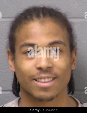 20. Februar 2024: Dieses undatierte Foto des Polizeiamtes Joliet (Illinois) zeigt Romeo Nance. Die Polizei sagte am Montag, 22. Januar 2024, dass Nance, der verdächtigt wurde, mehrere Menschen im Vorort Chicago erschossen zu haben, nach einer Konfrontation mit texanischen Strafverfolgungsbeamten tödlich erschossen zu haben. (Foto: © Hodelete60/Joliet Police Department via ZUMA Press Wire) Stockfoto