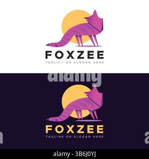 Fox-Logo Stock Vektor