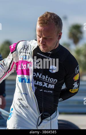 Felix Rosenqvist (60) aus Varnamo, Schweden, bereitet sich auf die erste 1-Millionen-Dollar-Challenge des Thermal Clubs in Thermal, CA. Vor (Bild: © Grindstone Media Group/Aspinc/Ri/CSM via ZUMA Press Wire) Stockfoto