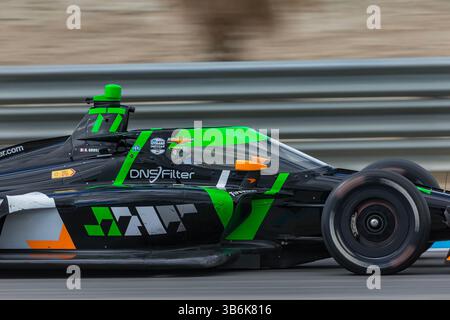 ROMAIN GROSJEAN (77) aus Genf, Schweiz, übt für die erste Thermal Club-1-Million-Challenge im Thermal Club in Thermal, CA. (Bild: © Grindstone Media Group/Aspinc/Ri/CSM via ZUMA Press Wire) Stockfoto