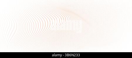 Abstrakte einfache Wellenlinien mit weichen Farben. Fließende kurvige Linien Hintergrund perfekt für Web, Druck, Animationen, Luxuskarten Stock Vektor