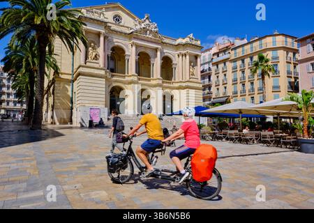 Frankreich, Var, Toulon, Place Victor Hugo, Toulon Opera, ehemaliges Stadttheater Stockfoto