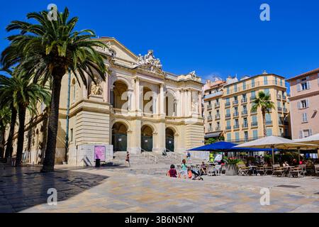 Frankreich, Var, Toulon, Place Victor Hugo, Toulon Opera, ehemaliges Stadttheater Stockfoto