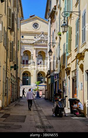 Frankreich, Var, Toulon, Place Victor Hugo, Toulon Opera, ehemaliges Stadttheater Stockfoto