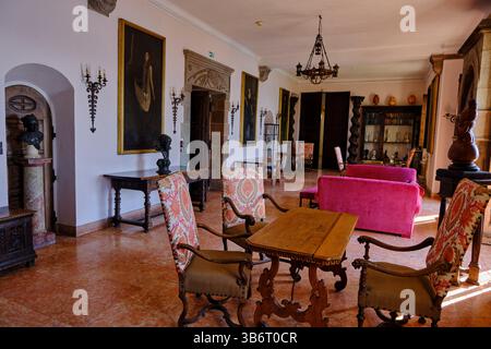 Frankreich, Alpes-Maritimes, Mandelieu-la-Napoule, Château de la Napoule (12.-19. Jahrhundert) am Meer Stockfoto