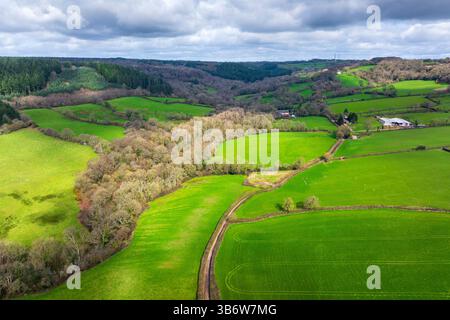 Sid Valley, Sidbury, Devon, England, Vereinigtes Königreich, Europa Stockfoto