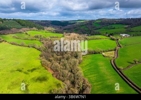 Sid Valley, Sidbury, Devon, England, Vereinigtes Königreich, Europa Stockfoto