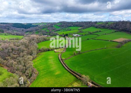 Sid Valley, Sidbury, Devon, England, Vereinigtes Königreich, Europa Stockfoto