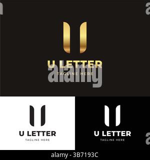 U-Letter Logo Stock Vektor