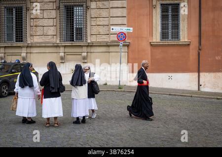Vatikan, Vatikan. Mai 2025. Kardinal Filipe Neri Ferrao, kommt zu einem Treffen der Kardinäle in Vatikanstadt. Quelle: SOPA Images Limited/Alamy Live News Stockfoto