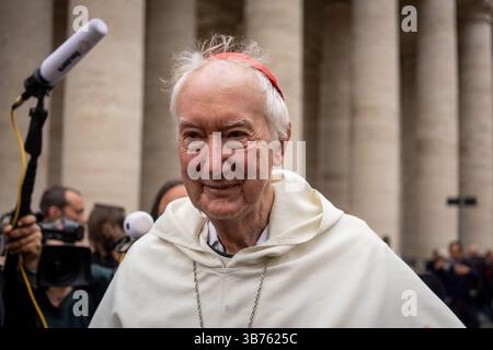 Vatikan, Vatikan. Mai 2025. Kardinal Timothy Radcliffe, kommt zu einem Kardinalskollegium in Vatikanstadt. Quelle: SOPA Images Limited/Alamy Live News Stockfoto