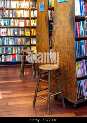 City Lights Bookstore ist ein unabhängiges Geschäft in North Beach in San Francisco. Berühmt wurde er durch die Beat-Autoren der 50er und 60er Jahre Stockfoto