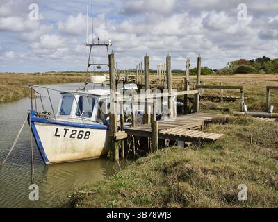 Thornham Old Harbour liegt an der Nordküste von Norfolk Stockfoto