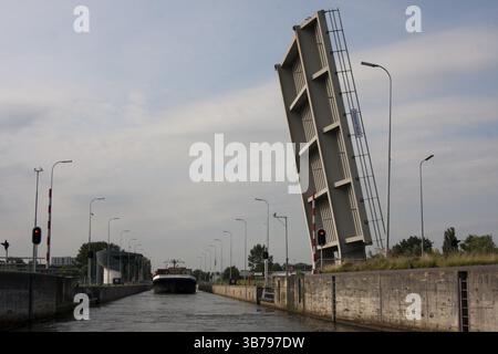 Ostschleuse Groningen Stockfoto