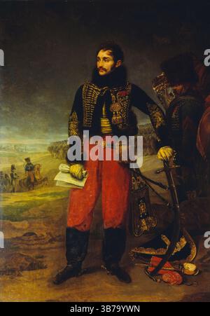 Antoine Charles Louis, Comte de Lasalle (1775-1809). Museum: Musée de l'Armée, Paris. Autor: Gros, Antoine Jean, Baron. Stockfoto