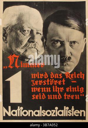 Niemals wird das Reich zerstört werden, wenn du vereint und loyal bist. Museum: PRIVATE SAMMLUNG. Autor: ANONYM. Stockfoto