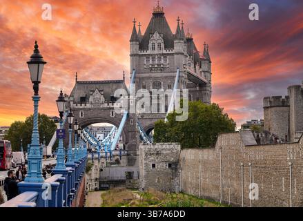 Tower Bridge, London, England, UK Stockfoto